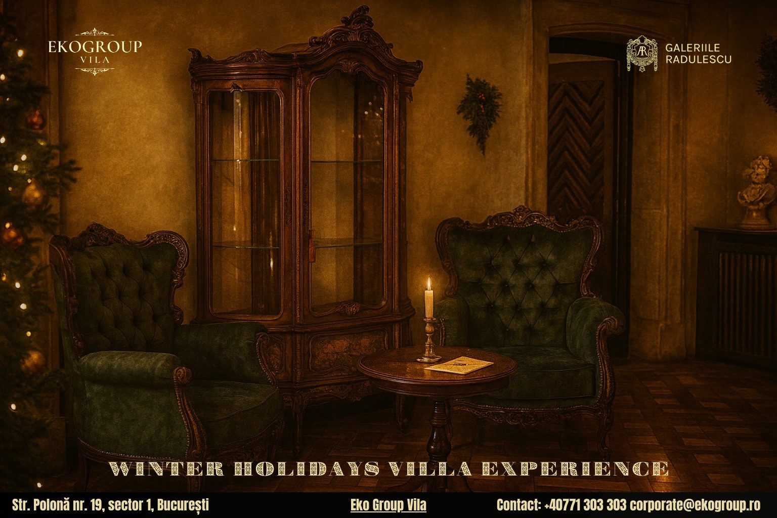 Crăciunul în România: o evocare a sărbătorilor de iarnă în anii ’30 prin prisma Eko Group Vila